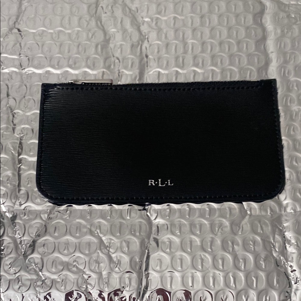 RLL Black Leather Wallet